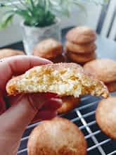 vista adentro de una galleta de canella