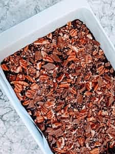 masa de brownies lista para hornear