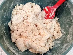 masa de pie con suficiente agua