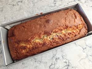 el bizcocho sacado del horno