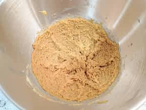 masa con azúcar mezclado