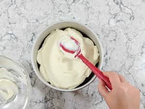 poner cheesecake encima de brownie