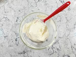 mezclar ingredientes cheesecake