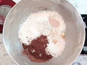 ingredientes secos en el tazón