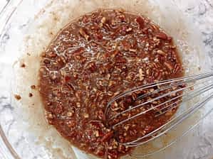 el relleno en un tazón