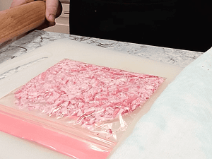 desmenuzar los caramelos