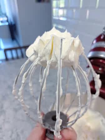 glaseado de Philadelphia en una batidora