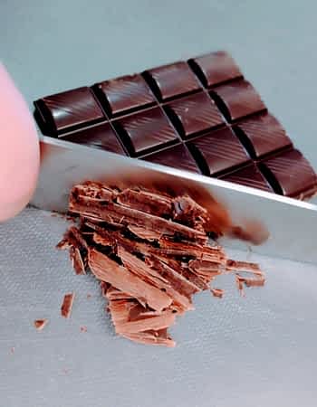 chocolate picado muy fino