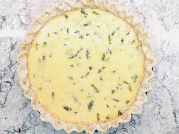 quiche crudo totalmente relleno
