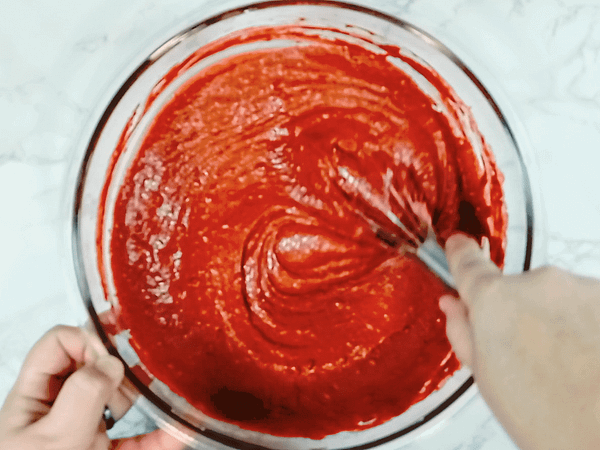 mezclar todos los ingredientes