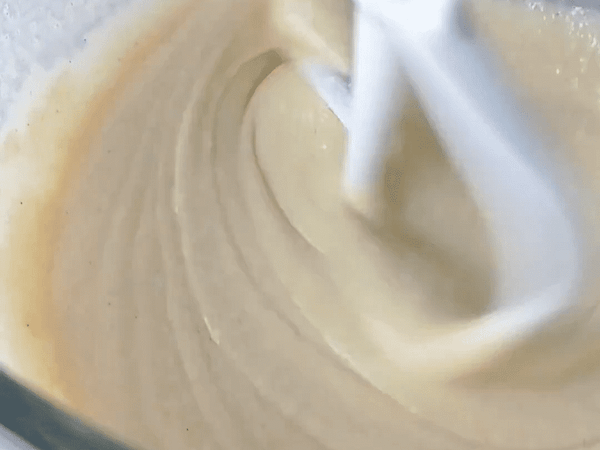 la masa final de los cupcakes