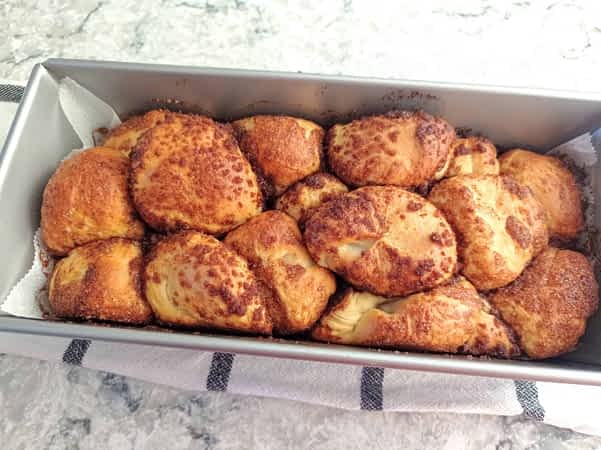 pan de canela horneado