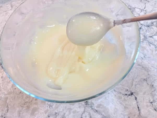 el glaseado Philadelphia hecho