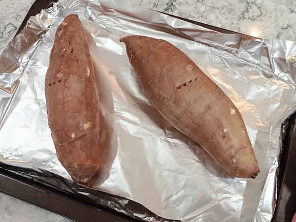 las batatas horneadas