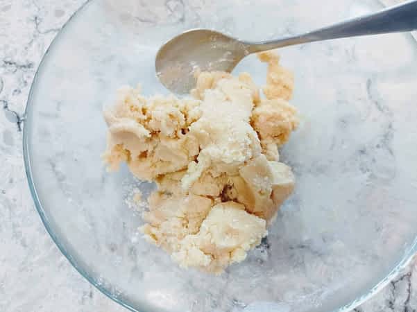 la masa para hacer la base