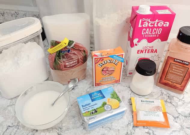 ingredientes para hacer pan de mono