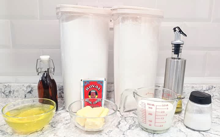 ingredientes para hacer el mejor pastel blanco clásico