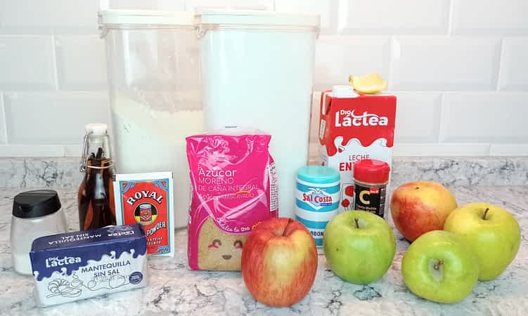 ingredientes para hacer un cobbler de manzana