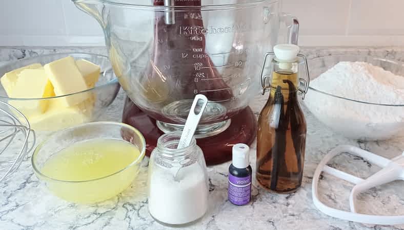 ingredientes para hacer el buttercream fácil