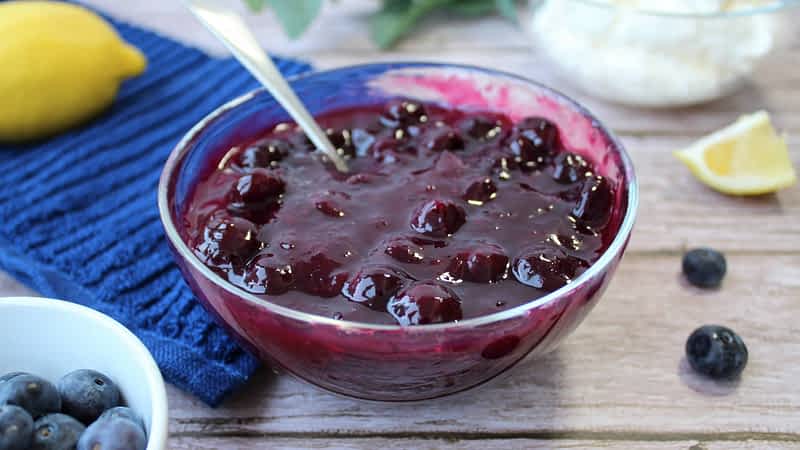 la mejor salsa de arándanos