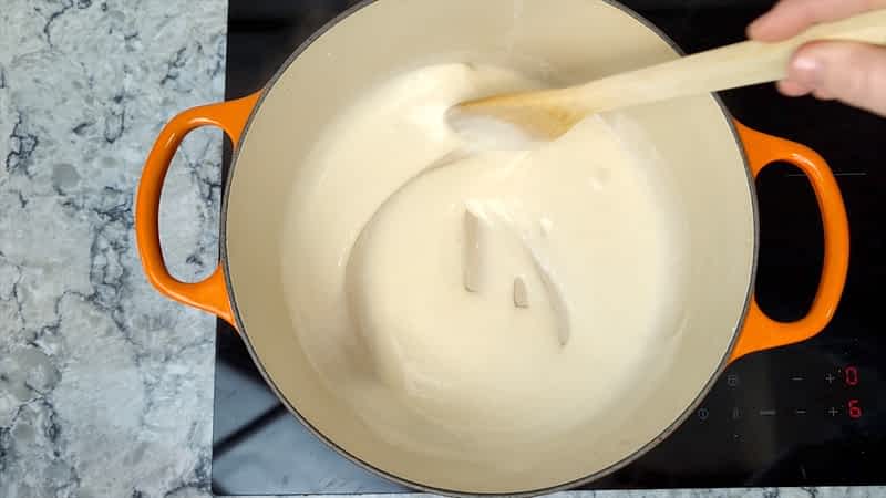 salsa bechamel suave